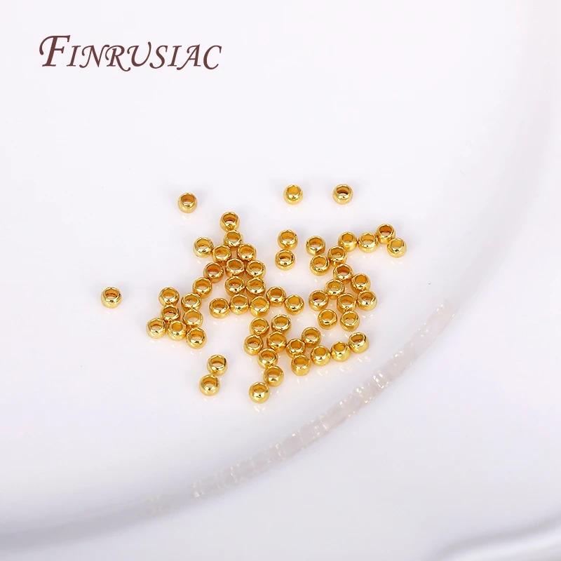 Product Introduction of High Quality Cylindrical Tube Crimp End Bead For Jewellery Making Supplies Wholesale 14K/18K Gold Plated 2mm Tube Crimp Beads 25