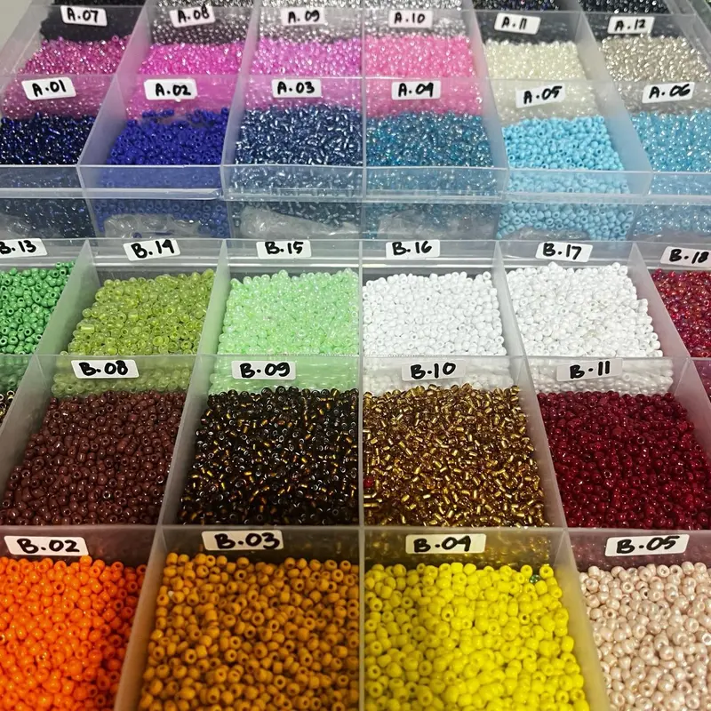 Manik Kacang dan Manik Pasir untuk meronce 3