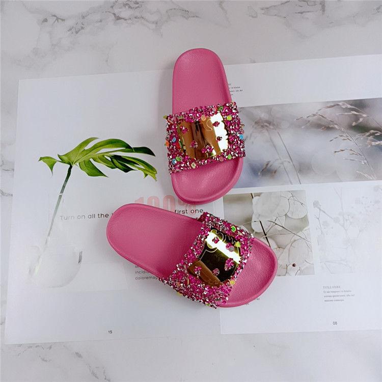 Product Introduction of Dép Xăng Đan Mùa Hè Cho Trẻ Em, Thời Trang Mới, Thiết Kế Hình Mèo Và Trái Cây, Đính Kim Cương Màu, Chống Trượt, Thoải Mái, Chống Mài Mòn, Đế Mềm, Quai Đơn, Miễn Phí Vận Chuyển, Bán Chạy 19