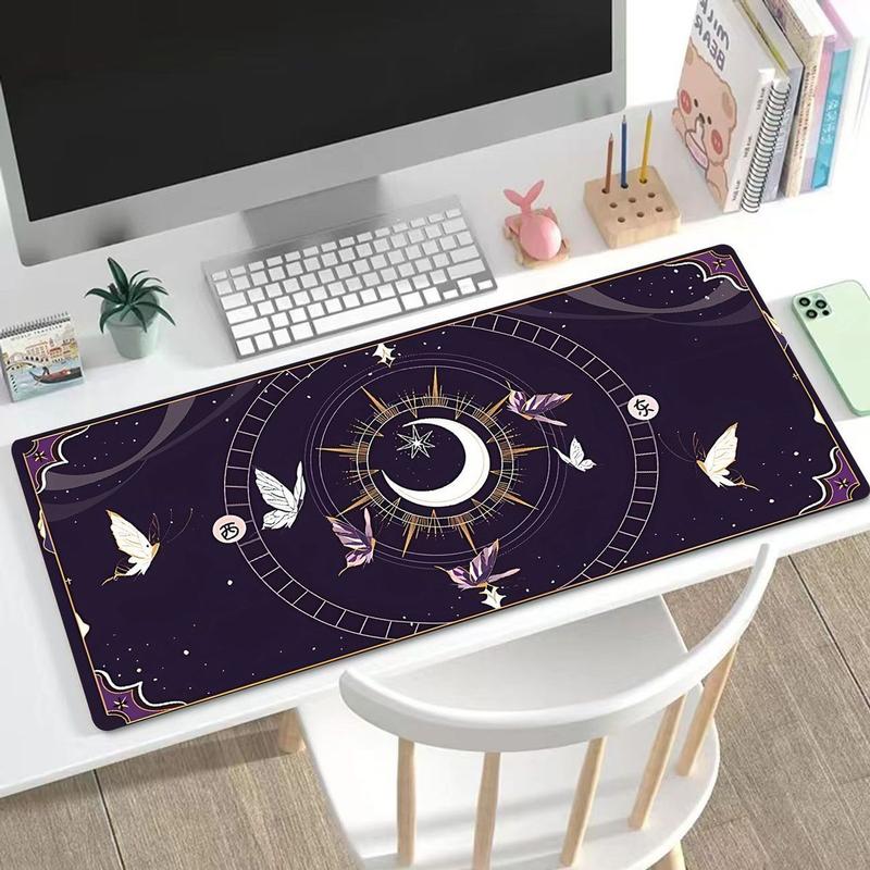 Product Introduction of Tấm lót chuột Magic Sakura, Kích thước lớn, Tấm lót bàn máy tính văn phòng, Tấm lót bàn trò chơi và bàn phím, Thích hợp cho bàn học sinh, Phát hành năm 2025, Thiết kế mảng ma thuật 3