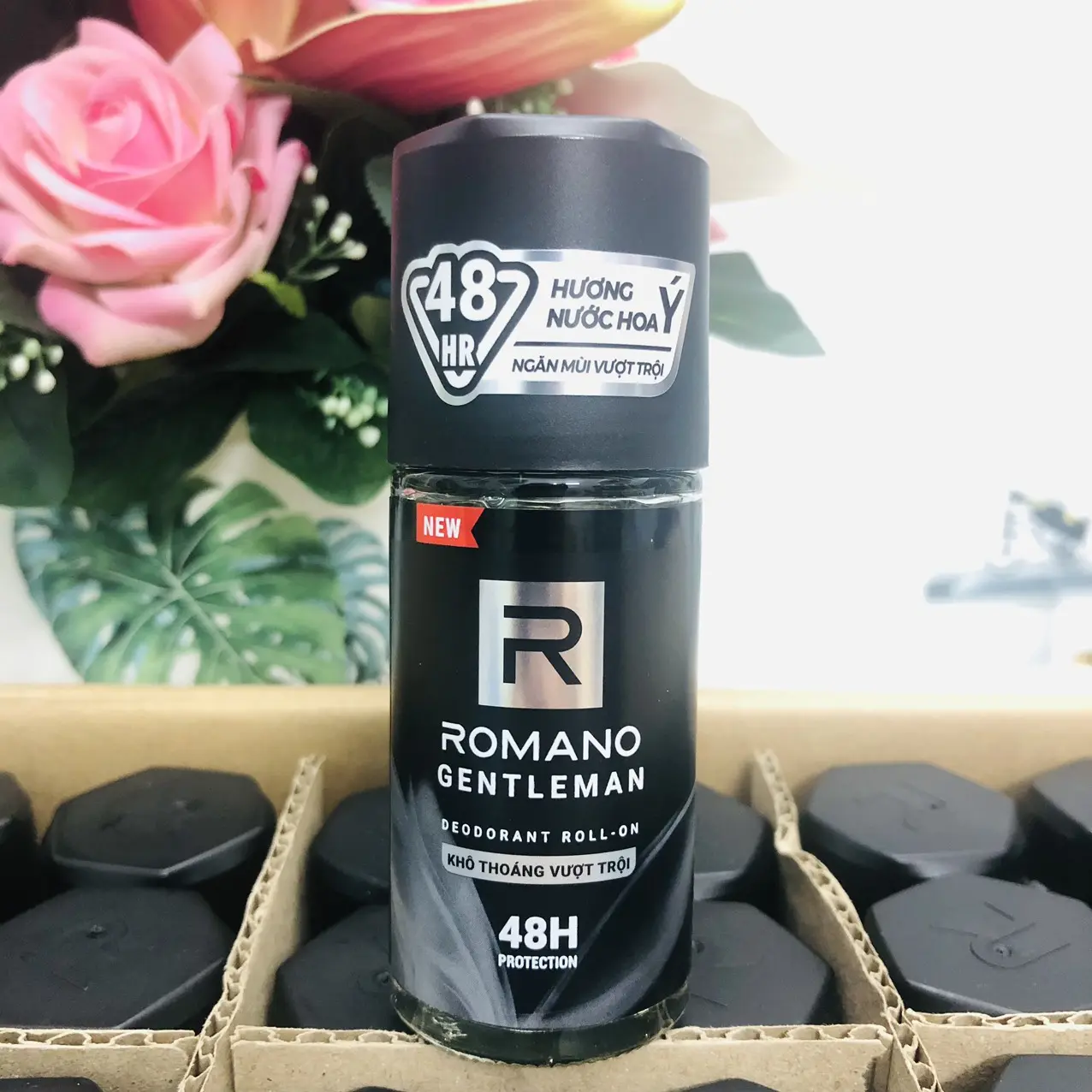 Lăn khử mùi Romano Gentleman 48h hương hước hoa 50ml
