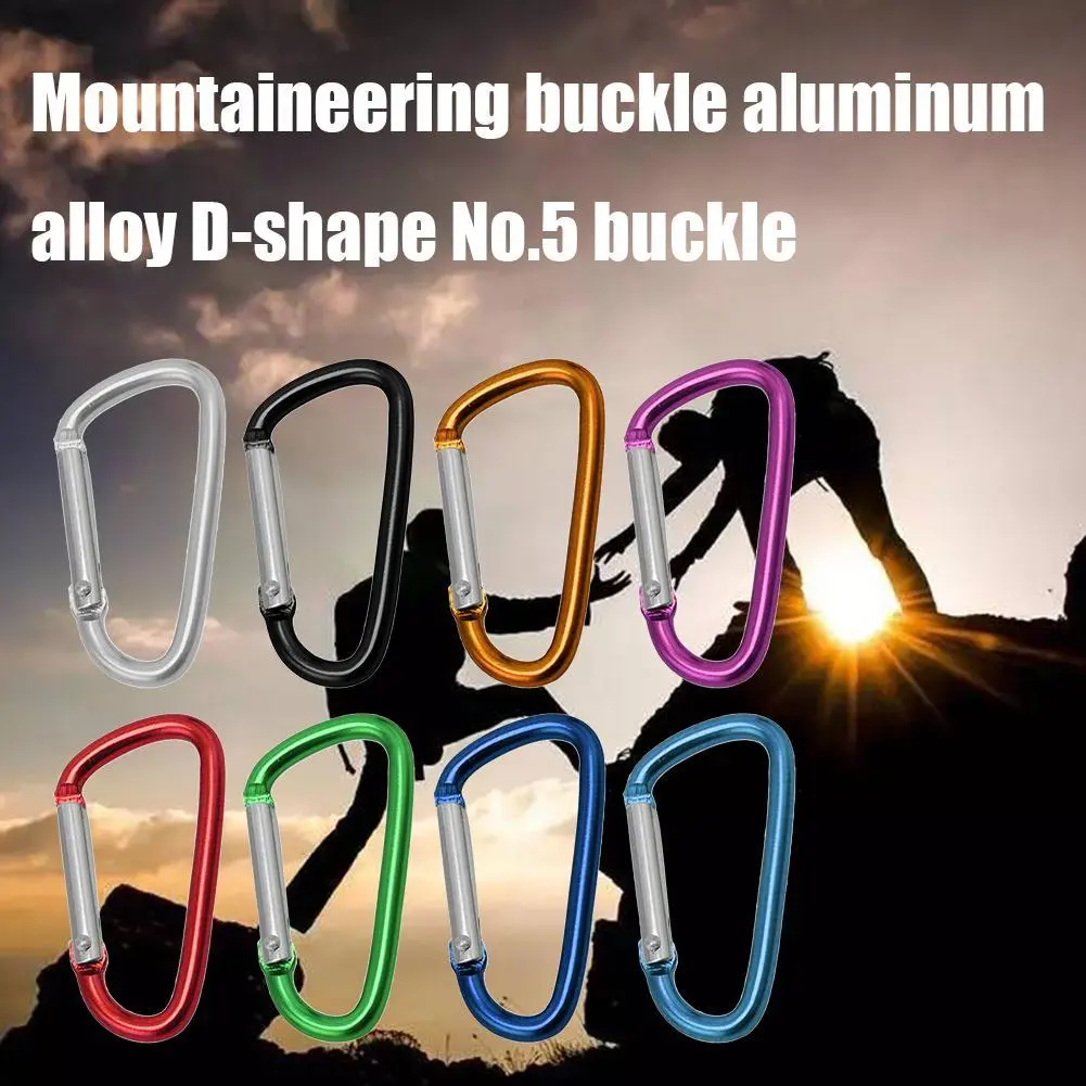 3Pcs Mini Alloy Carabiners Keychains Outdoor Camping Climbing Hook Snap Buckle Carabiner W3Q2 A4K5