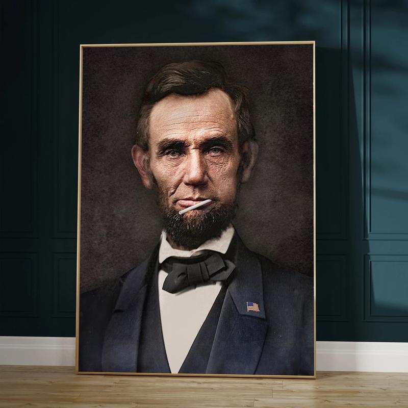 Abe Lincoln - Cedar Ornament Abe Lincoln - Cedar Ornament