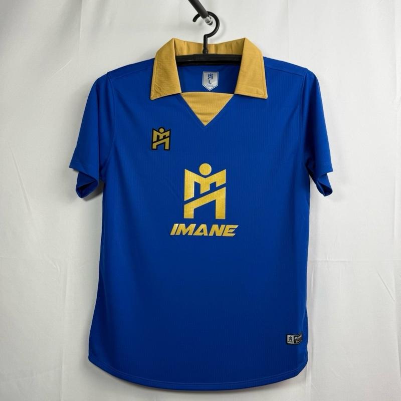 เสื้อกีฬา คอกลม สีสดใส มีโลโก้ M (IMANE) อยู่ตรงกลาง เสื้อเชิ้ต IMANE สำหรับผู้ชาย IMA1 002