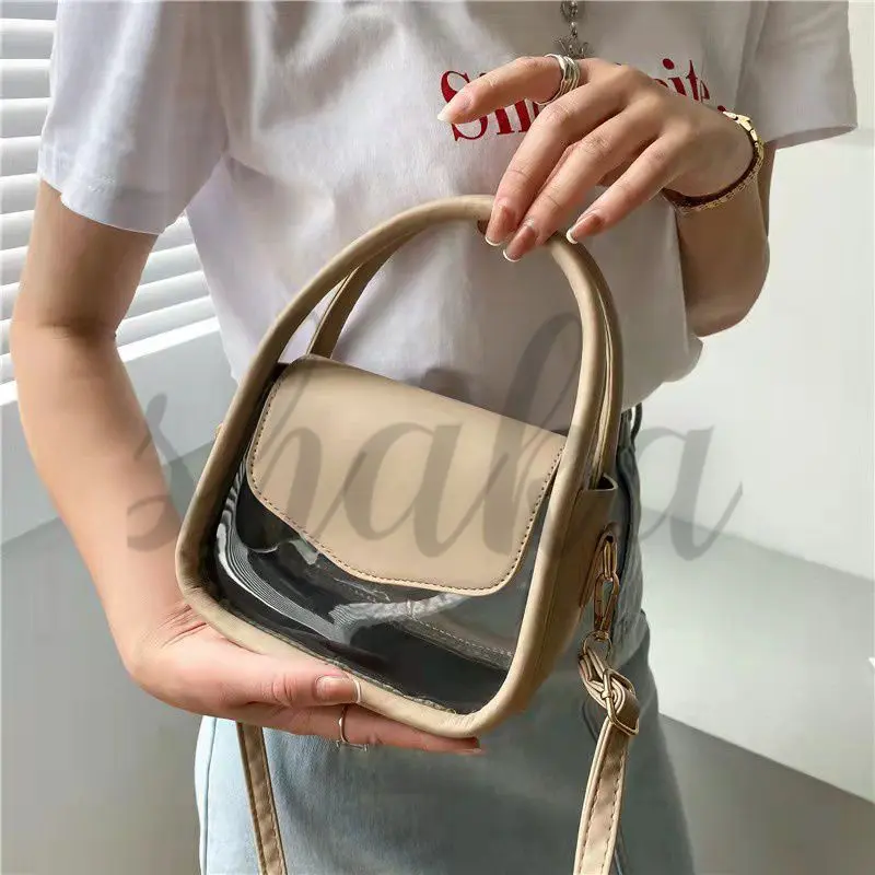 Tas Mini Transparan Wanita Rosy Mika / Sling Bag Mini Transparan Rosy Mika Tas Selempang Kulit shoulder  bag 2
