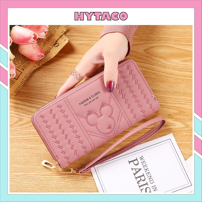 Ví nữ dài cầm tay sang trọng thời trang Hàn Quốc dễ thương cute học sinh đựng tiền điện thoại nhiều ngăn HYTACO VDCT02