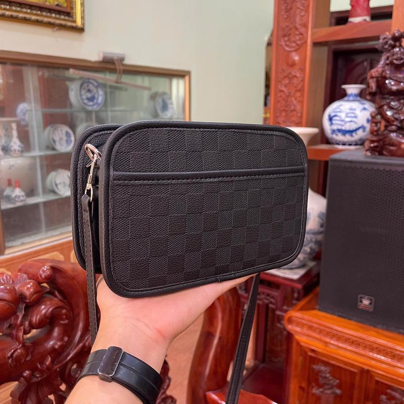  Túi Đeo Chéo + Clutch Cầm Tay Nam Nữ DAN03 Kiểu Dáng Unisex Hoàn Thiện Thủ Công Chi Tiết Tỉ Mỉ Bảo Hành 2 Năm Về Da Bag Đeo Đeo Vai 