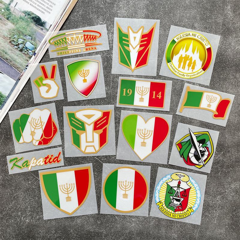 Product Introduction of INC Logo Reflective Sticker Motorcycle Body Helmet Waterproof Vinyl Decal 19