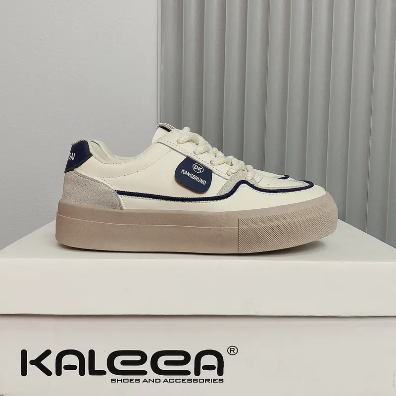Giày thể thao nữ T39 độn dế 3p siêu êm chất liệu da cao cấp size 36-40 Kalee 1