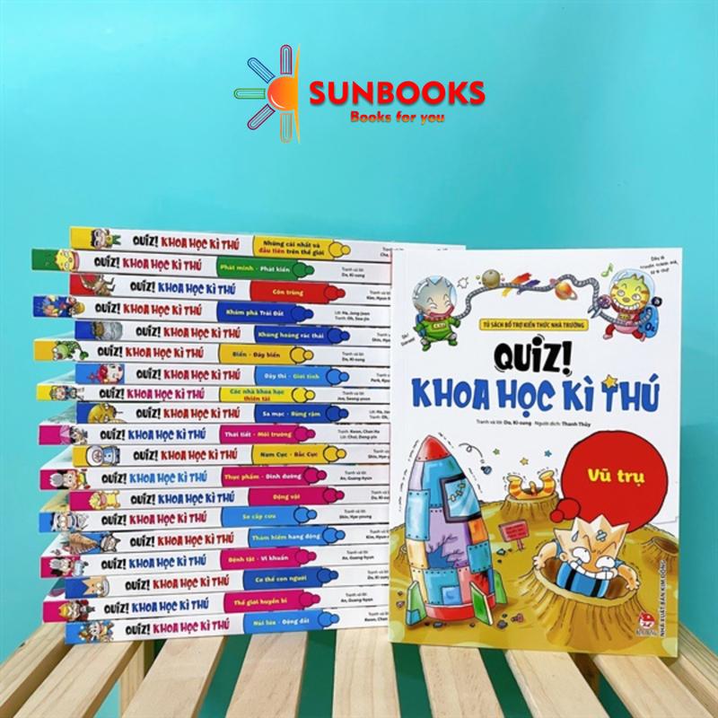 Bộ Sách 20 Cuốn - Quiz! Khoa Học Kì Thú - NXB Kim Đồng - Dành Trẻ Từ 6-12 Tuổi