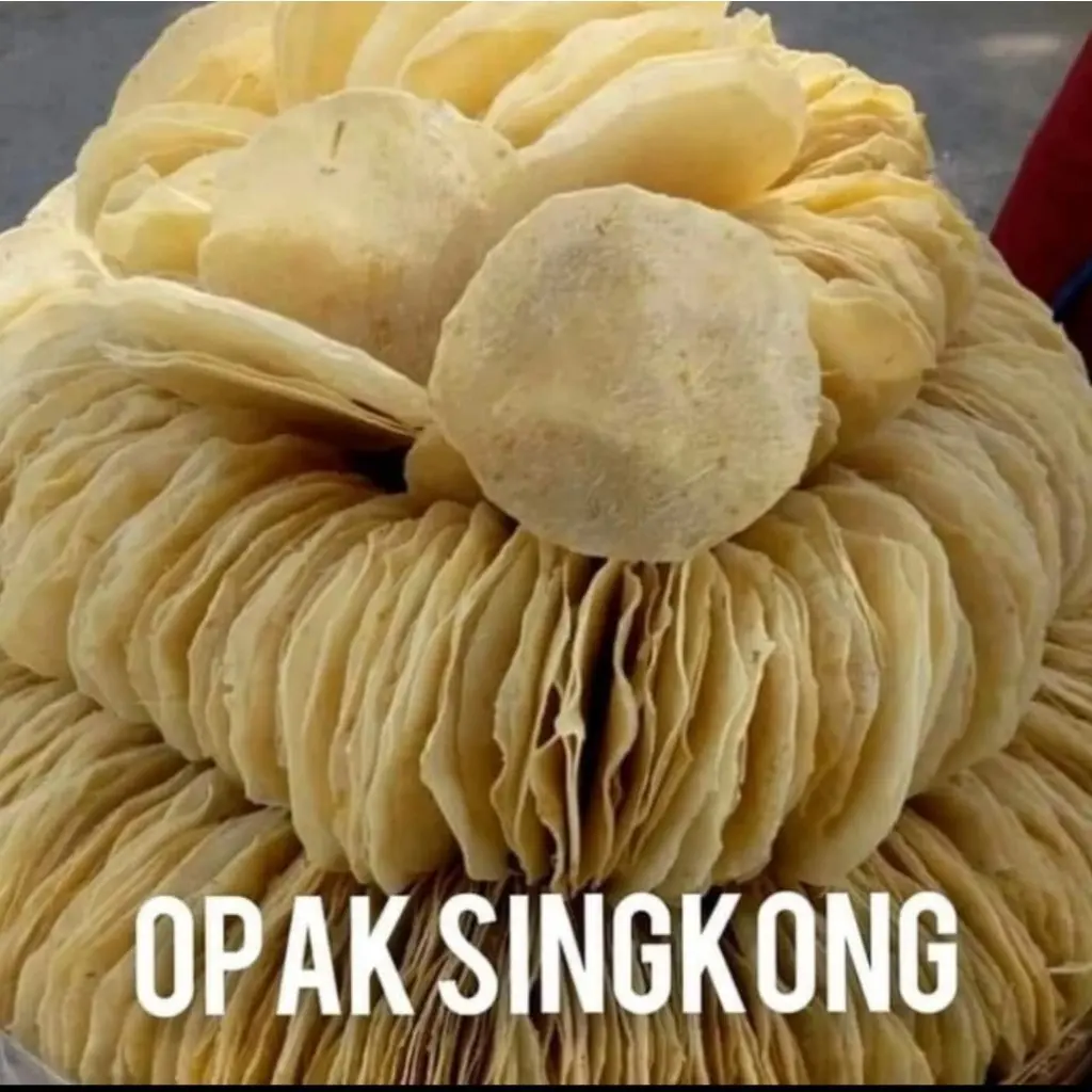 Termurah Opak singkong mentah - Keripik Original Asli isi 50 pcs per pack kecil