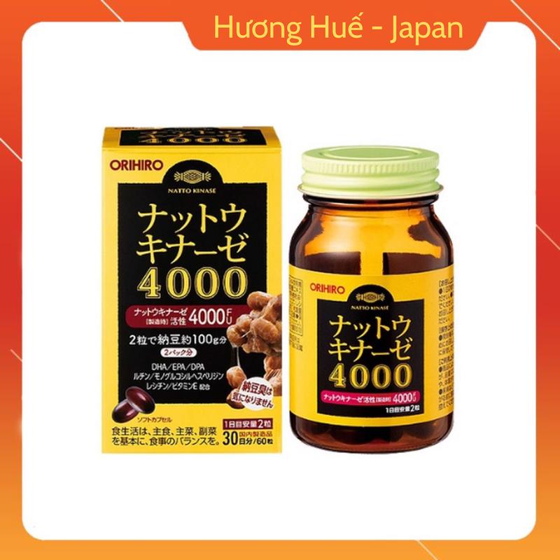 Viên Uống Hỗ Trợ Đột Quỵ Natto Kinase 4000FU Nhật Bản