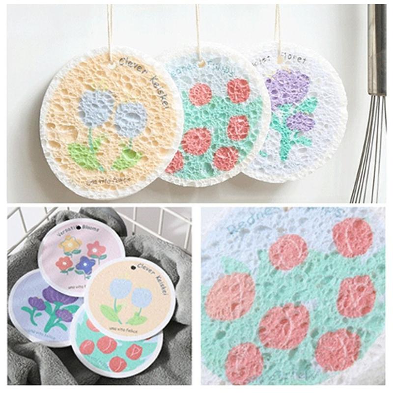 Product Introduction of 4pcs New Wood Pulp Cleaning Sponges Cotton Melamine Scouring Pads Magic Wipe Washing Tool Dishwashing Sponge Kitchen 9