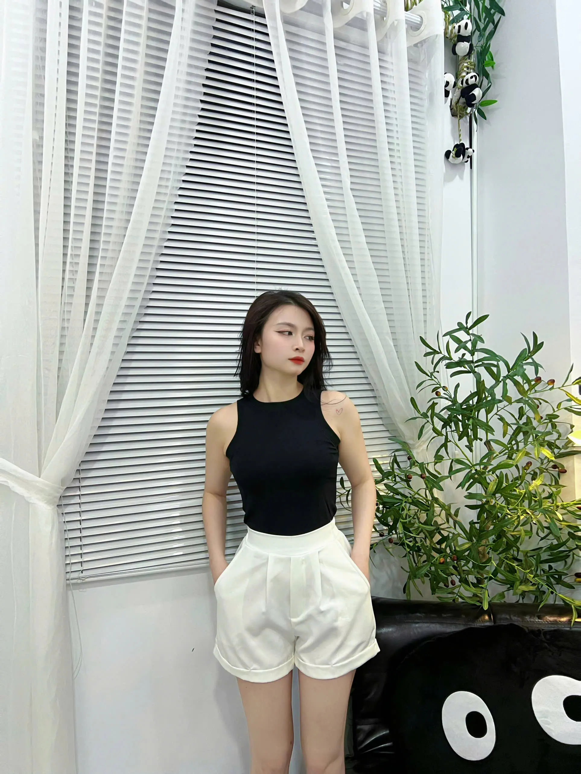 Set Áo ba lỗ sát nách croptop A02 Thun Cotton co giãn thoải mái [CẢ SÉT GỒM ÁO VÀ QUẦN]