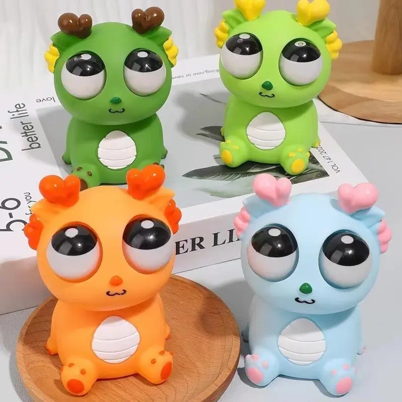 Rồng Mắt Lồi Squishy Nắn Bóp Đàn Hồi Giảm Stress Slime Đồ Chơi Trẻ Em Hot Trend Giảm Căng Thẳng Toy Xả Stress 1