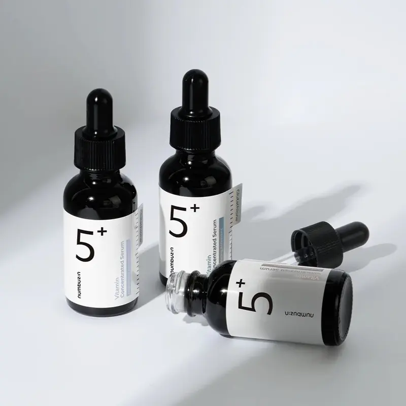 [Rách vỏ] Numbuzin No5+ Hỗ Trợ Dưỡng Sáng 30ml Da khô 3