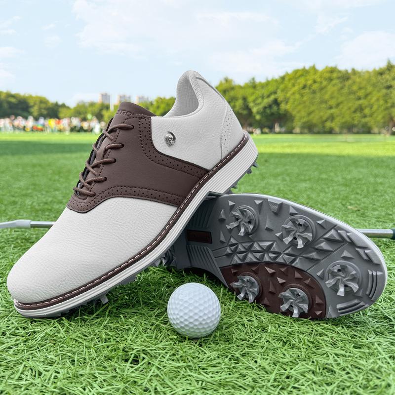 Product Introduction of Professional Golf Shoes Men Spikes Golf Sneakers Outdoor Walking Footwears Non-slip Grass Golf Training Shoes 19