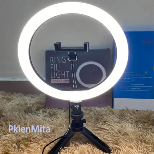 Đèn livestream để bàn size 26,33cm 1