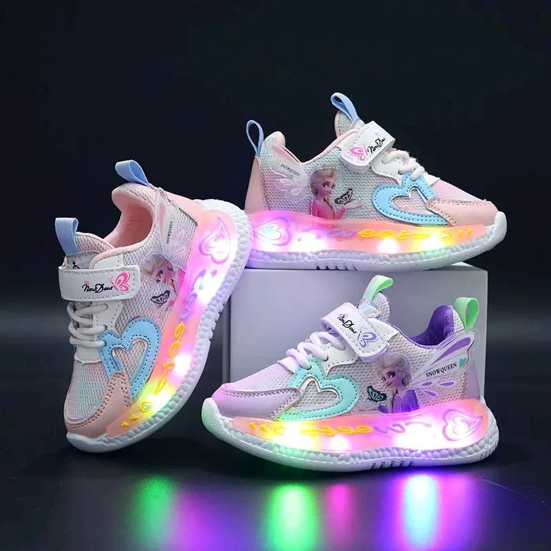 Sepatu Anak Perempuan Karakter Beautiful LED Berlampu