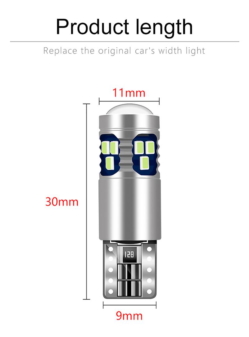 Product Introduction of 2PCS T10 W5W LED Bulbs For Toyota 86 CHR RAV4 Corolla Camry Yaris Cross Hilux Raize Sienna Hiace BZ4X Fortuner Mirai Agya Aqua 4Runner Venza Noah 2002 - 2019 2020 2021 2022 2023 2024 Car Clearance Lights Position Parking Lamps 29