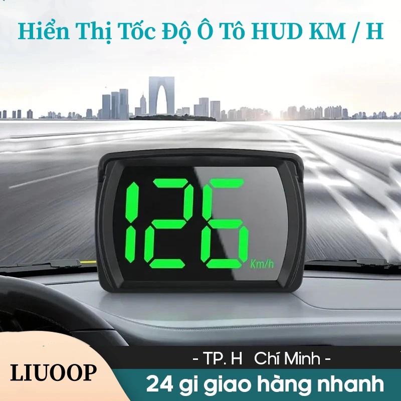 LIUOOP Màn Hình Hiển Thị Tốc Độ Ô Tô HUD KM / H MPH GPS Đồng hồ tốc độ kỹ thuật