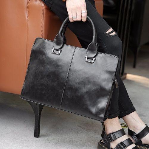 [1146 People Collection] Original Retro Fashion Portable Shoulder Bag Men'S Briefcase Casual Bag Messenger Bag Business Computer Bag Men'S Bag 3
