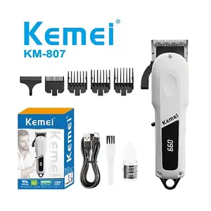 Kemei KM-807 Hair Clipper 6200RPM 2000MAH Alat Cukur Rambut Elektrik KM807 KM 807 Jenggot Kumis Brewok Mesin Kemei KM-807 Hair Clipper 6200RPM 2000MAH Alat Cukur Rambut Elektrik KM807 KM 807 Jenggot Kumis Brewok Mesin