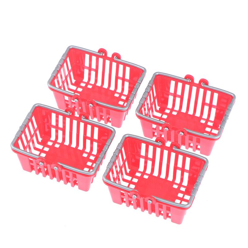 Product Introduction of Shopping Basket Toys Kids Mini Supermarket Shopping Hand Basket Model Doll House 19