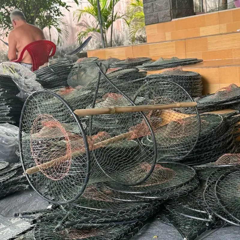 Combo 10 lờ cá 30x52 ( lưới thái màu xanh rong ) 6