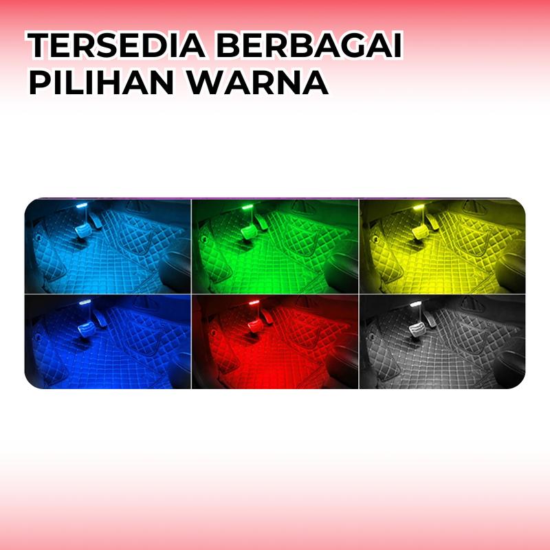 Lampu Plafon Mobil Mini LED Touchscreen 6 LED untuk Interior Car 4