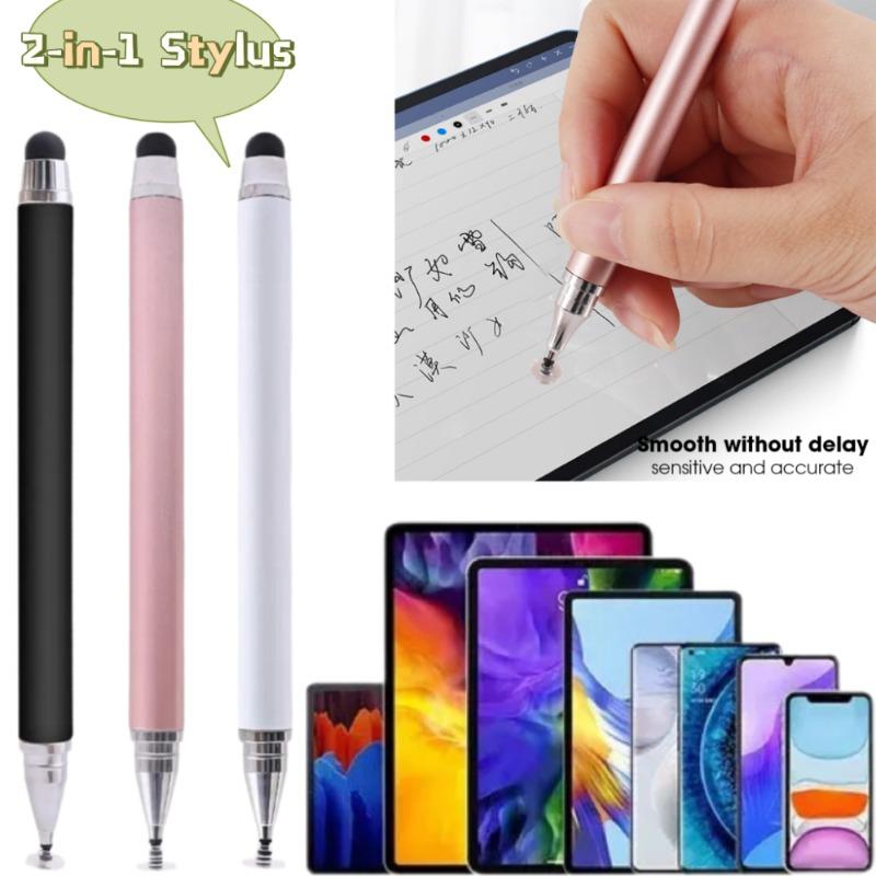 Bút cảm ứng đa năng 2 trong 1 độ chính xác cao cho IPhone IPad điện thoại di động, máy tính bảng /Samsung Android điện thoại, màn hình vẽ, bút chì android , bút cảm ứng điện dung đa năng