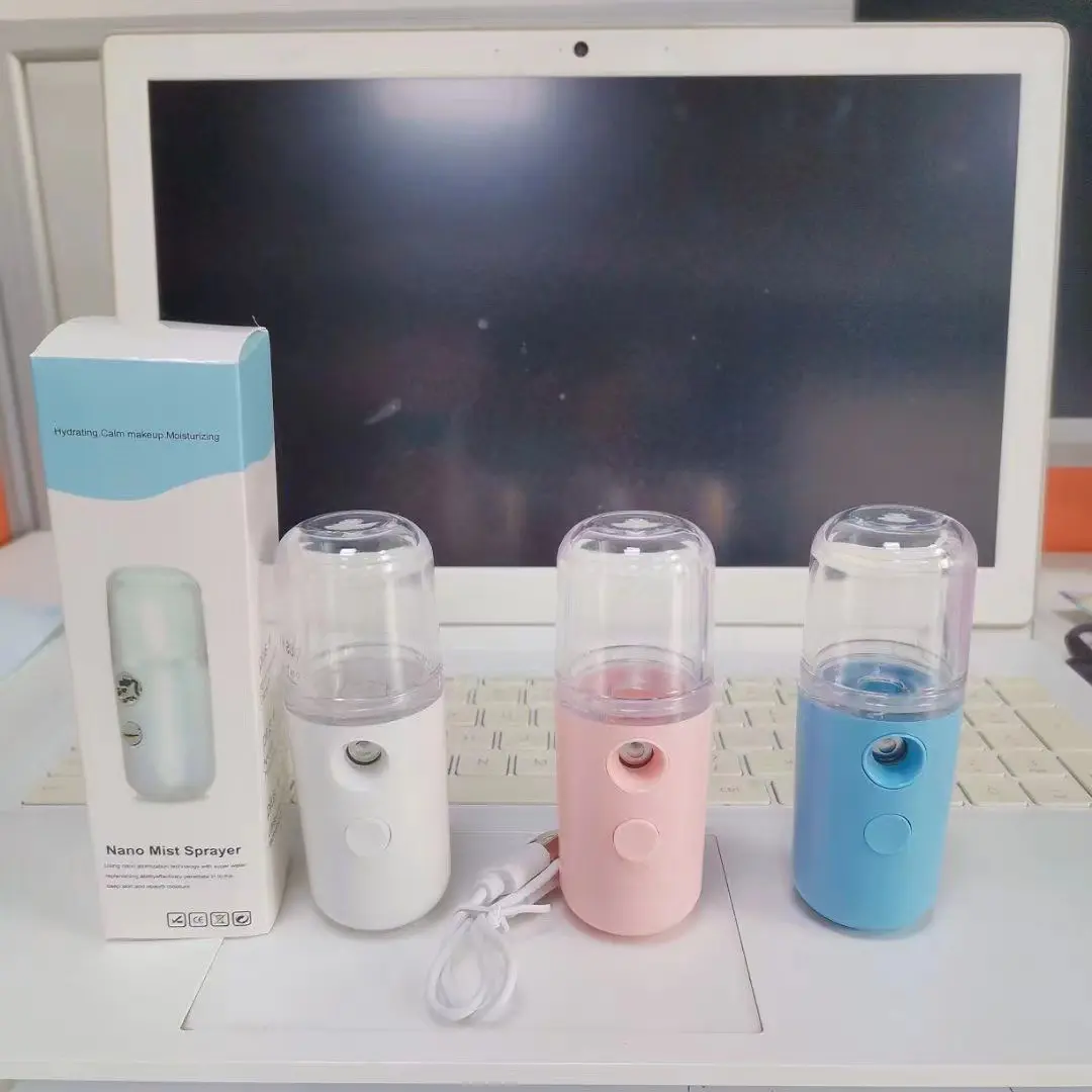 Nano Spray Water Replenisher Face Humidifier Small Portable Charging Beauty Instrument Cold Spray Machine