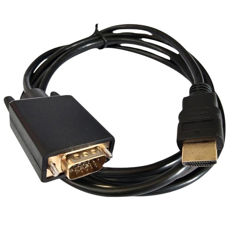  Cáp chuyển đổi HDMI to VGA dài 1.8 mét chất lượng cao full HD 1080P 