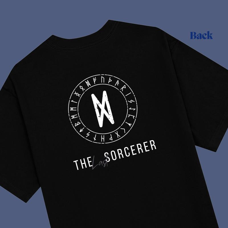 Áo thun The Last Sorcerer của local brand THE WEINS, dáng áo thun form rộng cổ tròn basic, áo phông oversized vải cotton compact 2 chiều thấm hút tốt, chất lượng cao cho nam, nữ Menswear
