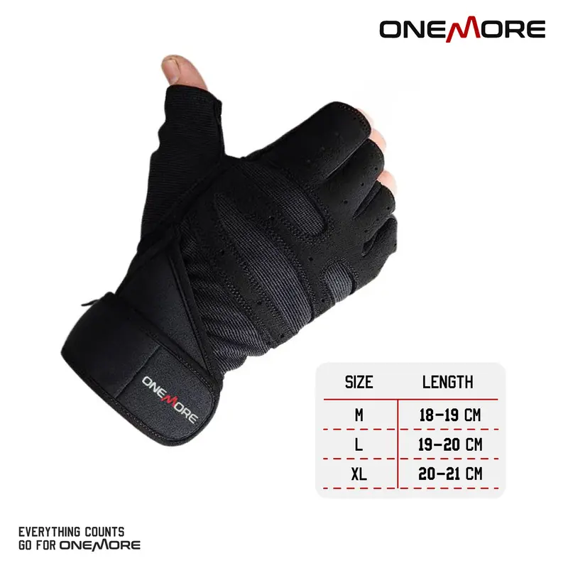 ONE MORE Sarung Tangan Fitness Gym Gloves Pria Wanita 1