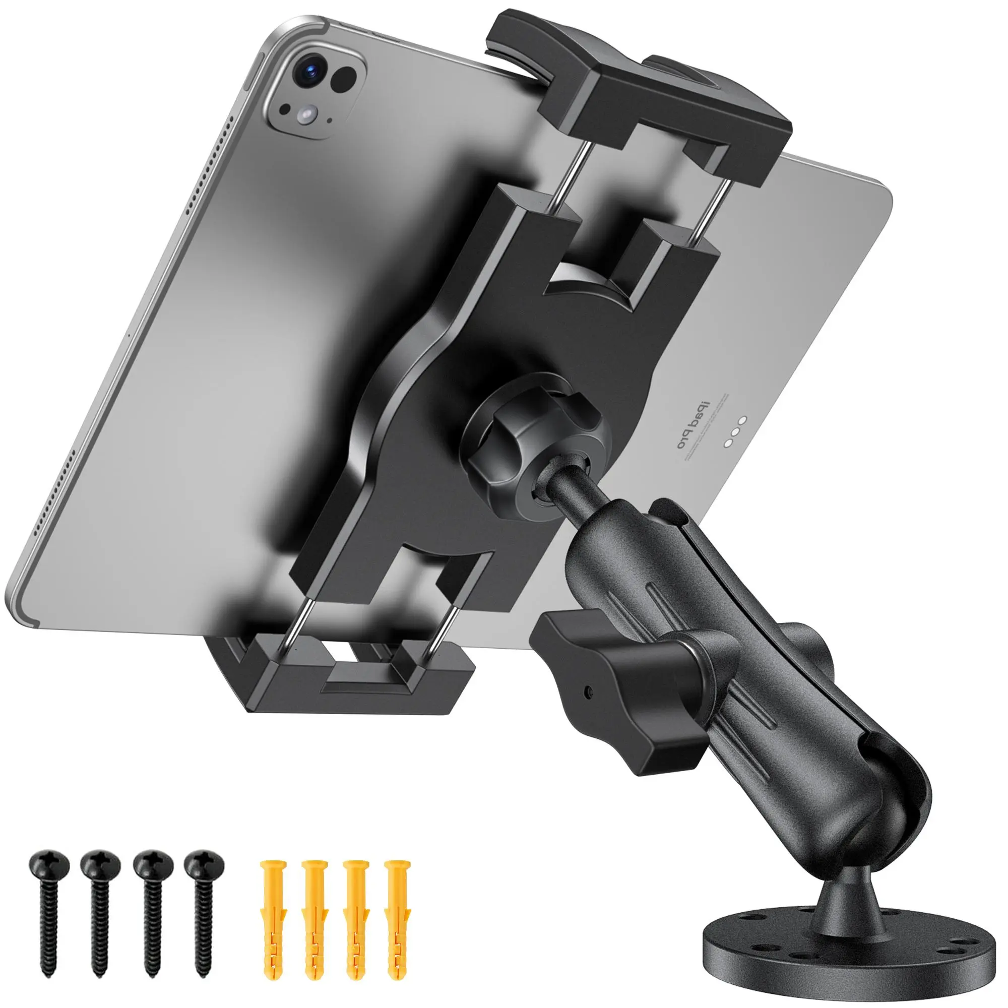 Adjustable Tablet & Phone Holder, Wall Mounted Tablet & Phone Holder with Screw, Phone Accessories for Home & Office & Car Use