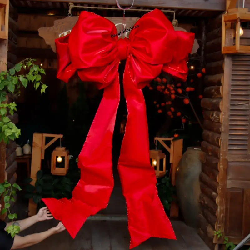 Nơ 6 Cánh Đuôi Dài Có Thể Uốn Kiểu NCC07 Trang Trí Decor Quán Shop Trang Trí Sự Kiện 6