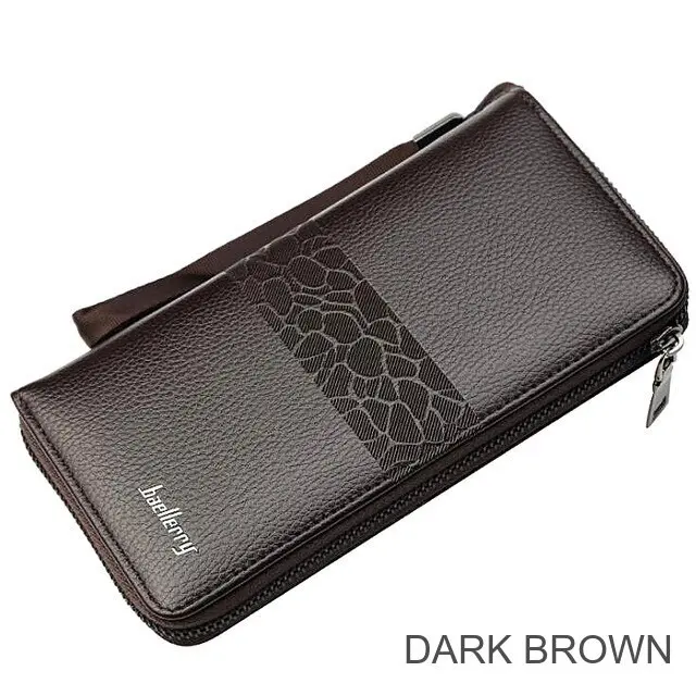 BAELLERRY 6085 Dompet Pria Wanita Panjang Bahan Kulit PU Leather Premium 1