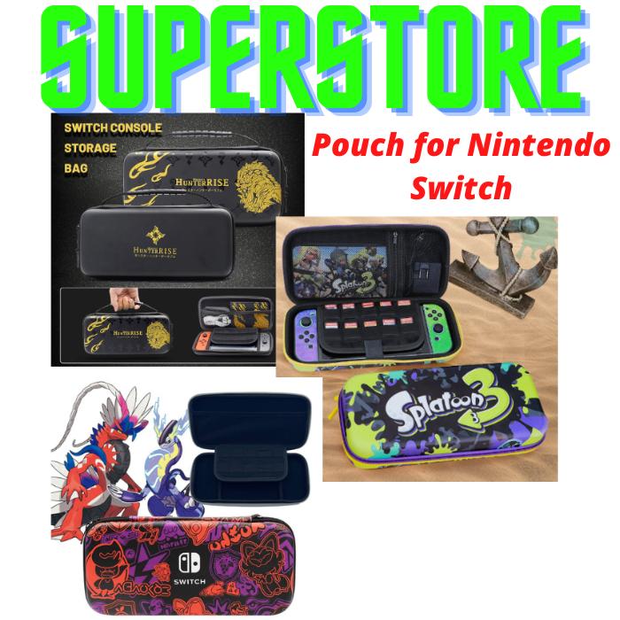 Tas Pouch For Nintendo Switch Monster Hunter Rise splatoon 3 pokemon scarlet violet 1
