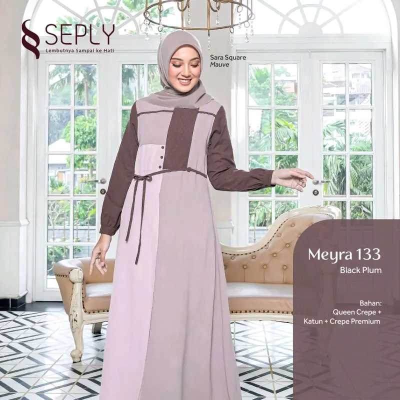 Seply Sarimbit Keluarga Eksis 2023 Black Plum 1