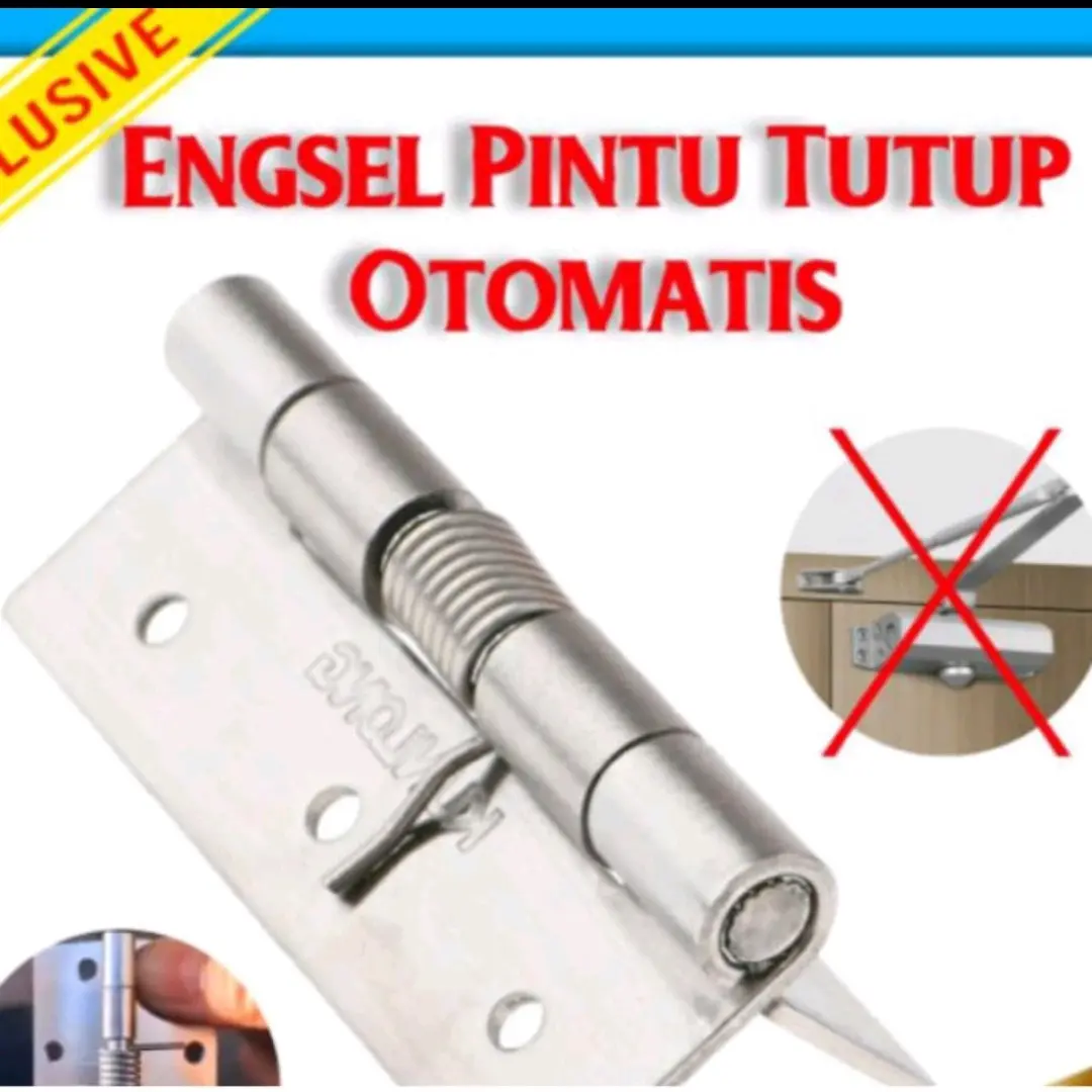 Engsel Pintu Tutup Otomatis Stainless dengan Per One Way