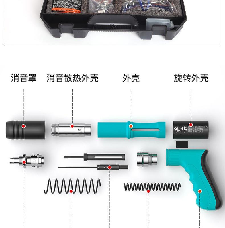 Product Introduction of One Piece Dropshipping Ceiling Tool Mini Holder Water and Electricity Installation Tool Wall Holder Nail Gun Gun Nail Gun 16