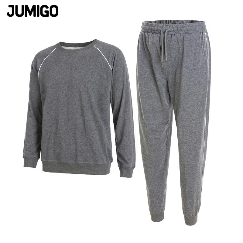 Bộ Nỉ Nam thể thao dài tay cổ tròn dáng ôm chất Da Cá dày dặn chạy viền- JUMIGO 1