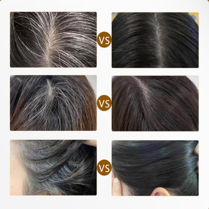 Product Introduction of New Waterproof Comb Hair Dye Sweat-proof Easy to Use Hair Colouring Cream Black Color 2 in 1 Instant Dye for Gray Hair Coverage 18