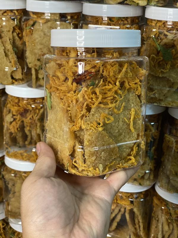 Cơm Cháy Lắc Khô Gà 300g ăn vặt food Snack Thức Ăn