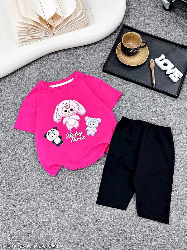 Sét Bộ Legging Dành Cho Bé Gái Size Từ 15-46kg.Chất Cotton Mềm Mịn,Giặt Máy Thoải Mái 5