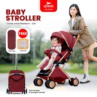 Gambar SPEEDS Stroller Kereta Dorong Portabel Anak Fitur Lengkap Premium Kursi Perlengkapan Bayi Kelambu Cover LX 073-6 - 1 BIRU dari via olahraga yoga Kota Surabaya 1 Tokopedia