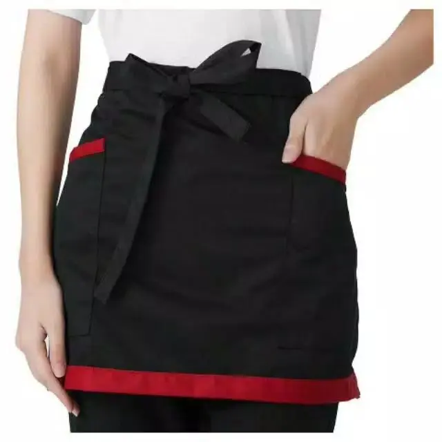 HALF APRON WITH POCKETS STRIPE SERIES / CELEMEK CHEF TALI PENDEK