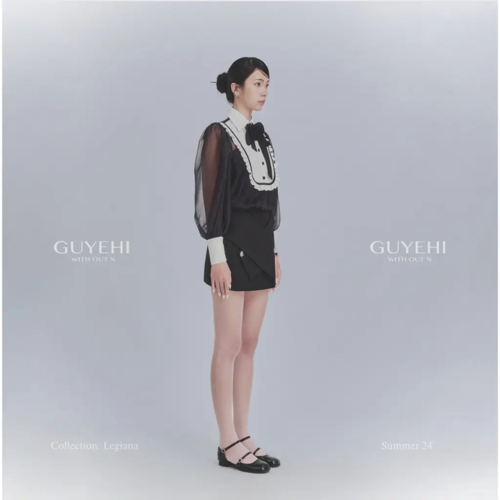 GUYEHI.WON - Chân váy thiết kế đắp vạc đối xứng - JOIE SKIRT