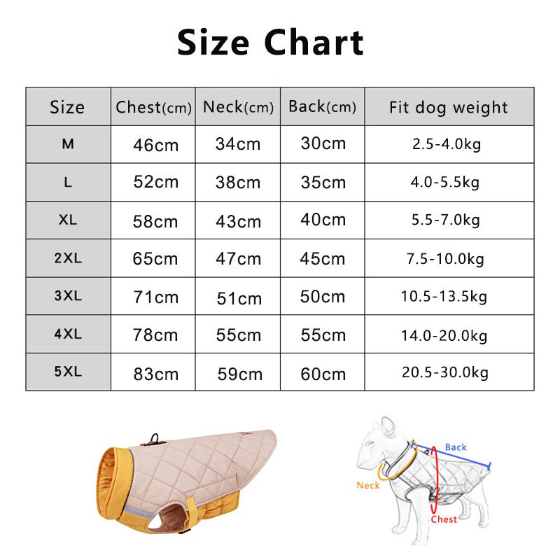 Product Introduction of Quần Áo Thú Cưng Cho Chó Lớn, Áo Khoác Chống Thấm Nước, Áo Vest Mùa Đông Ấm Áp Cho Chó Con, Áo Khoác Perros Cho Chó Bull Pháp, Linh Vật 0